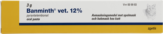 Banminth® vet. Oral pasta 12% Dosspruta, 3g