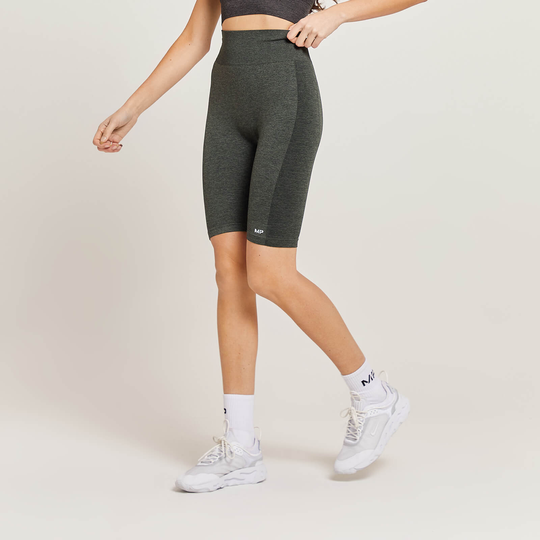 MP Women's Curve High Waisted Cycling Shorts - Mörkgrå - XXS