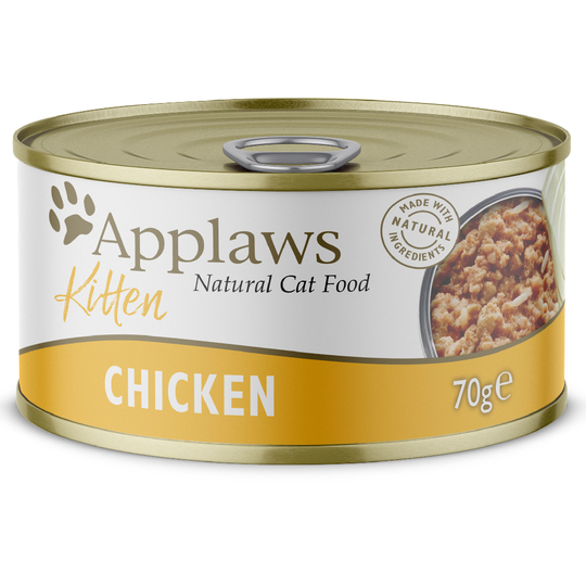 Applaws Kitten kattmat 6 x 70 g - Kitten Kyckling