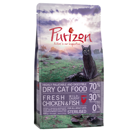 Purizon Adult Sterilised Chicken & Fish - 400 g