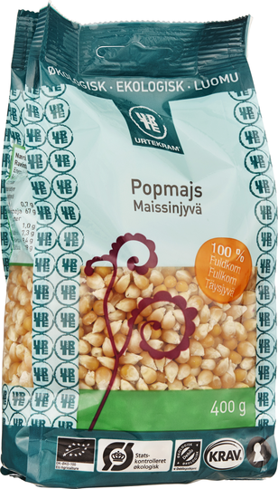 Urtekram Popcorn Eko 400 g