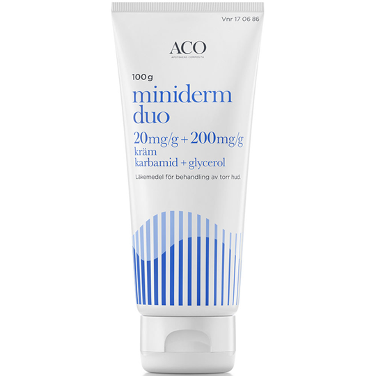 Miniderm Duo Kräm 20mg/g+200mg/g Tub, 100g
