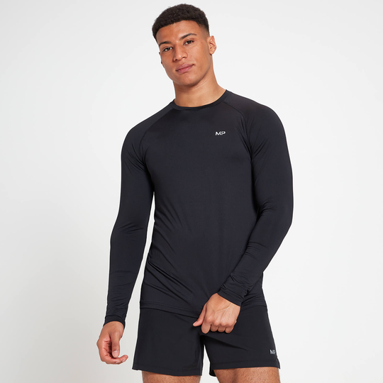 MP Men's Velocity Long Sleeve Top - Svart - XL