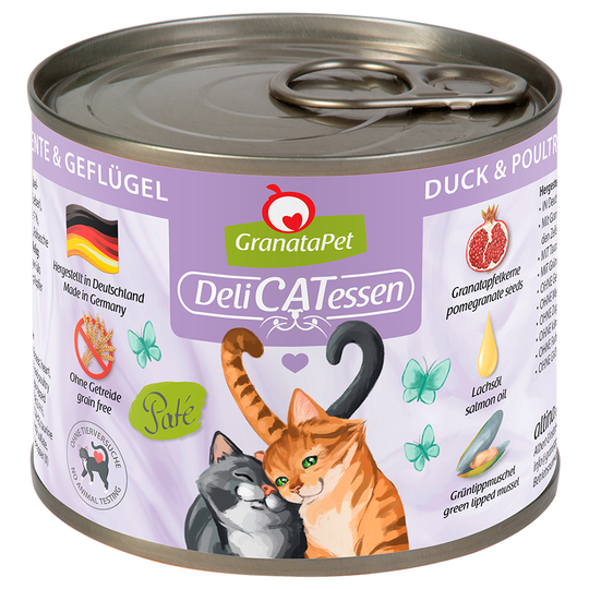 GranataPet DeliCatessen 6 x 200 g - Anka & fågel