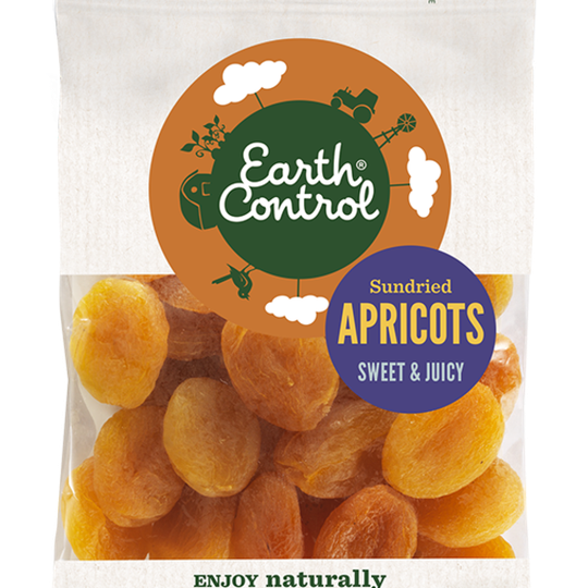 Earth Control Aprikoser Soltorkade 140 g