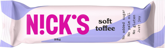 NICK'S Soft Toffee Chocolatebar 28g