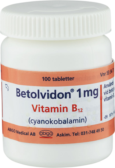 Betolvidon® Tablett 1mg Burk, 100tabletter