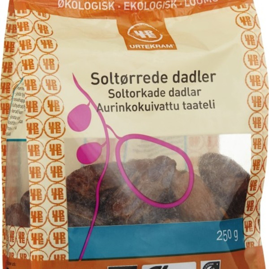 Urtekram Soltorkade Dadlar 250 g