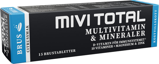 Mivitotal Brustablett 15st