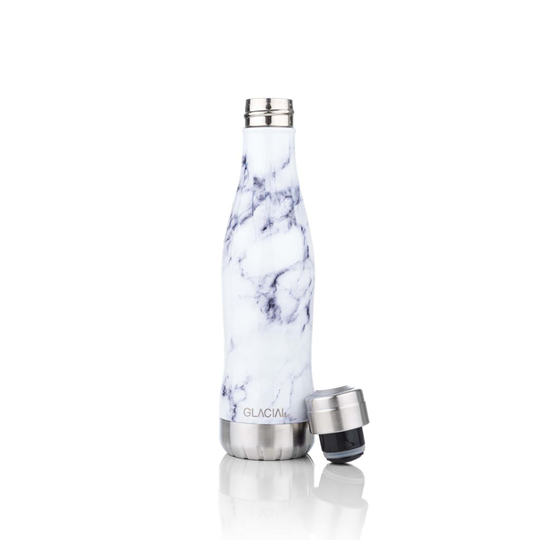 GLACIAL White Marble Flaska 400 ml