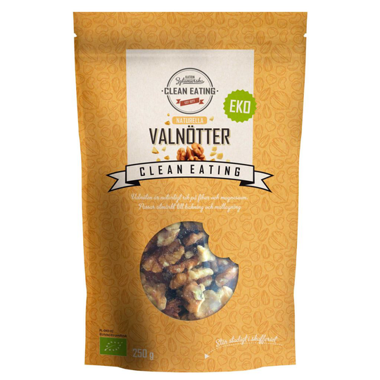 Clean Eating Valnötter EKO 250 g