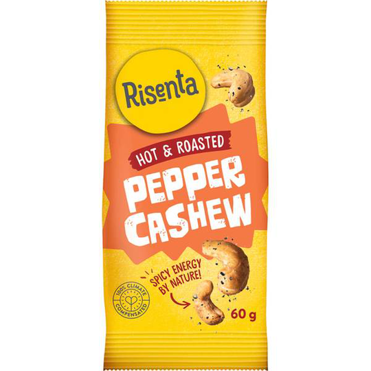 Risenta Cashewnötter Peppar 60 g
