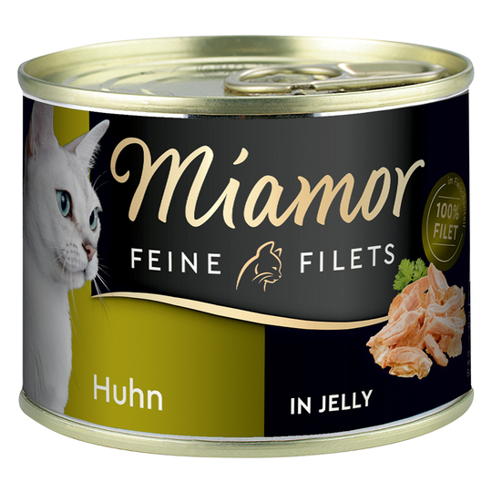 Ekonomipack: Miamor Fine Filets 12 x 185 g - Kyckling i gelé