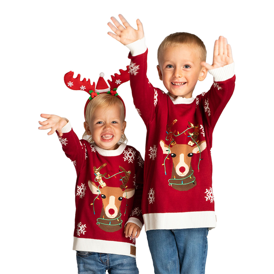 Söt Ren Jultröja för Barn - 2-4 år (98/104)