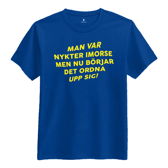 Man Var Nykter I Morse... T-shirt - Small