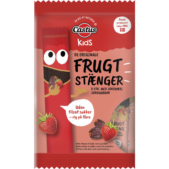 Castus Fruktstång Jordgubb 5x20g
