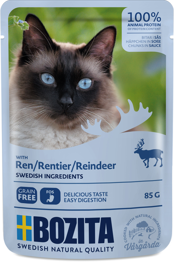 Bozita Bitar i sås med ren 85g