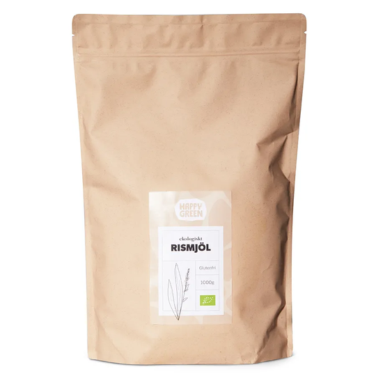 Happy Green Rismjöl, 1kg ekologisk