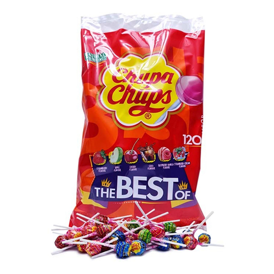 Chupa Chups Klubbor Best Of Storpack - 120-pack