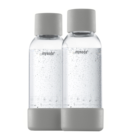 MySoda - Flaska till Kolsyremaskin 2-pack 0,5 L Gray