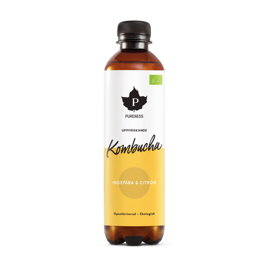 Pureness Kombucha Ingefära & Citron EKO 370 ml