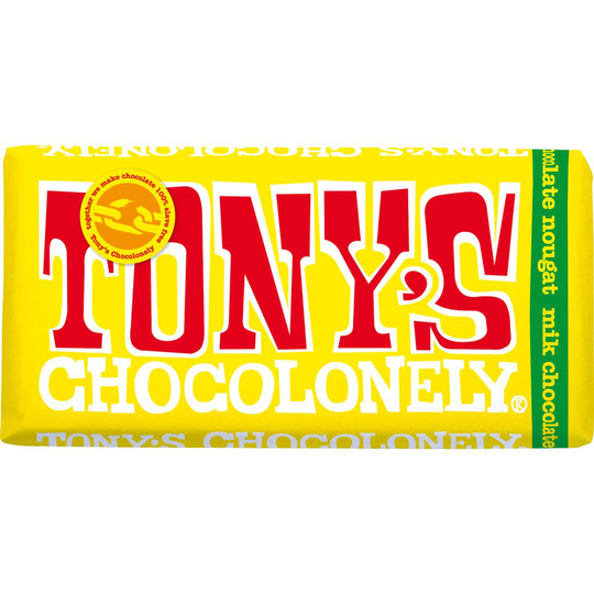 Tony´s Chocolonely Choklad ljus nougat 180 g