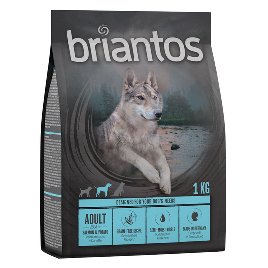 Briantos Grain Free Adult Lax & potatis - 1 kg