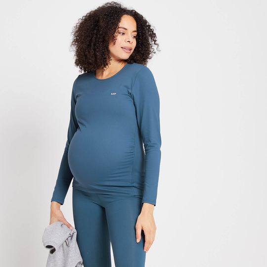 MP Women's Power Maternity Long Sleeve Top - Ljusblå - XS