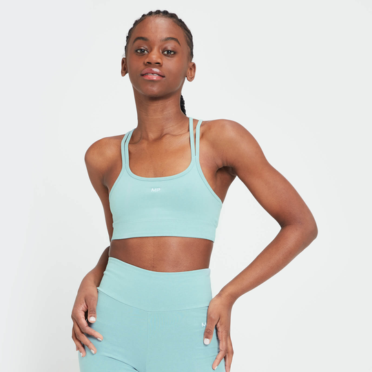 MP Women's Jersey Bra - Isblå - L