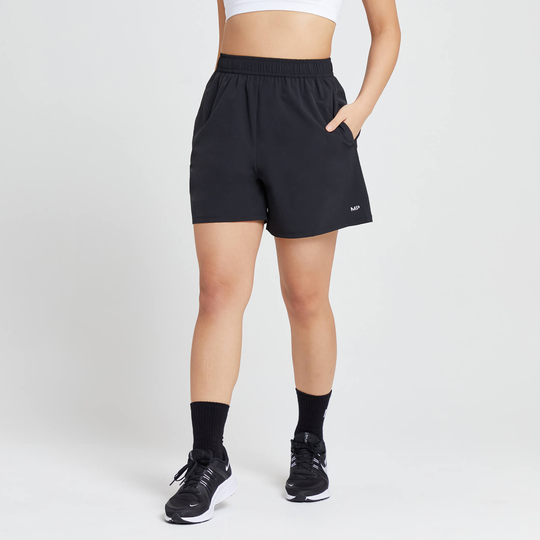 MP Run Life Training Shorts för kvinnor - Svart/vit - XS
