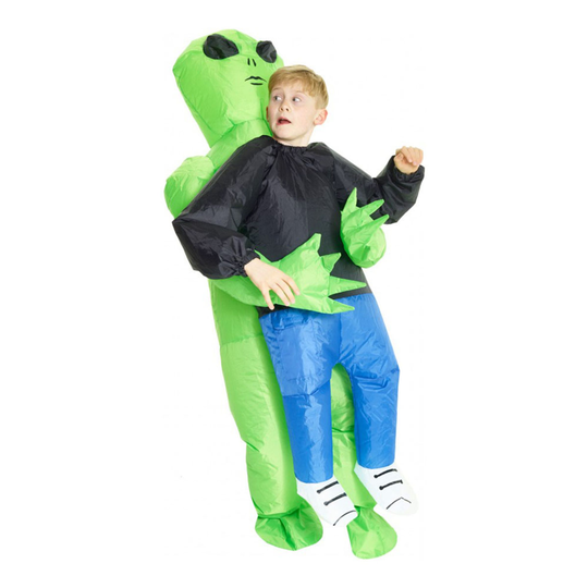 Uppblåsbar Bärande Alien Barn Maskeraddräkt - One size