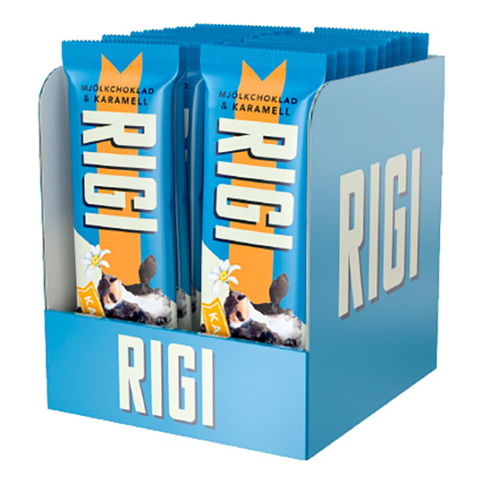 Rigi Karamell Chokladbit - 20-pack