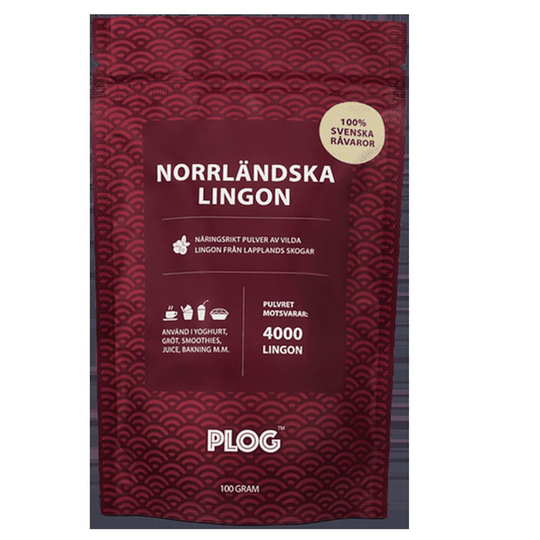 PLOG Norrländska Lingon 100 g