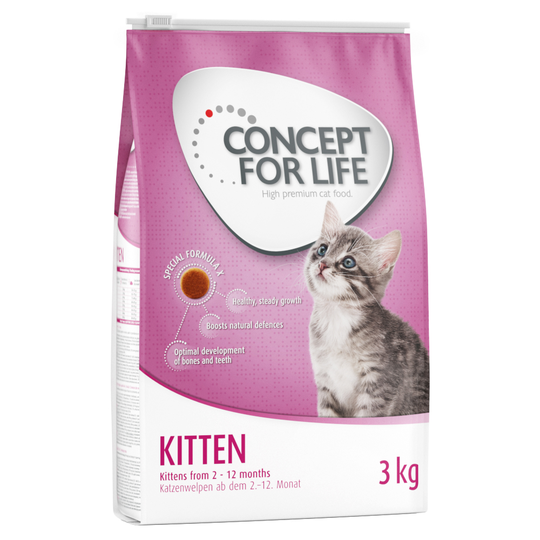 Concept for Life Kitten - förbättrad formel! - 10 kg + 2 kg på köpet!