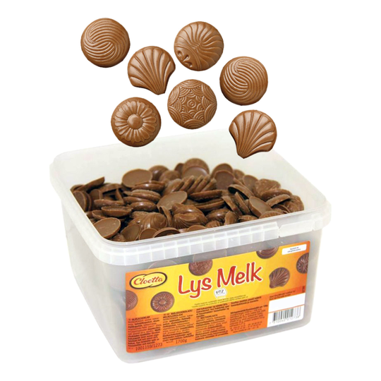 Cloetta Lys Melk Storpack - 1,7 kg