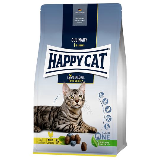 Happy Cat Culinary Adult Farm Poultry - Ekonomipack: 2 x 1,3 kg