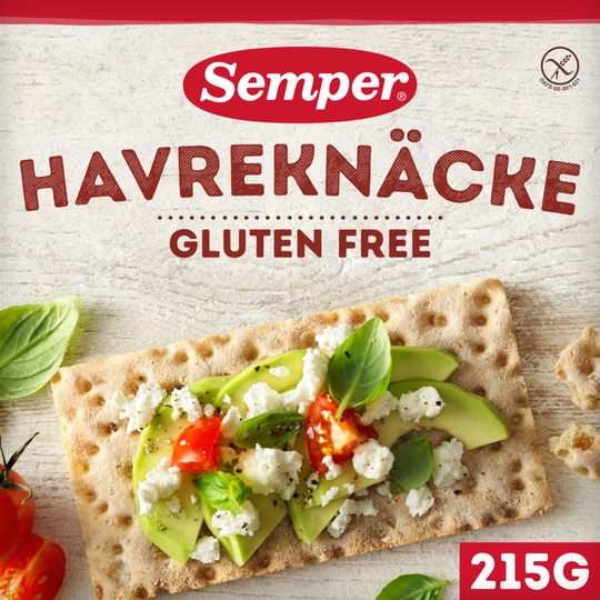Semper Havreknäcke Glutenfritt 215 g