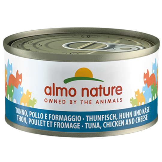 Ekonomipack: Almo Nature 48 x 70 g - Tonfisk, kyckling & ost