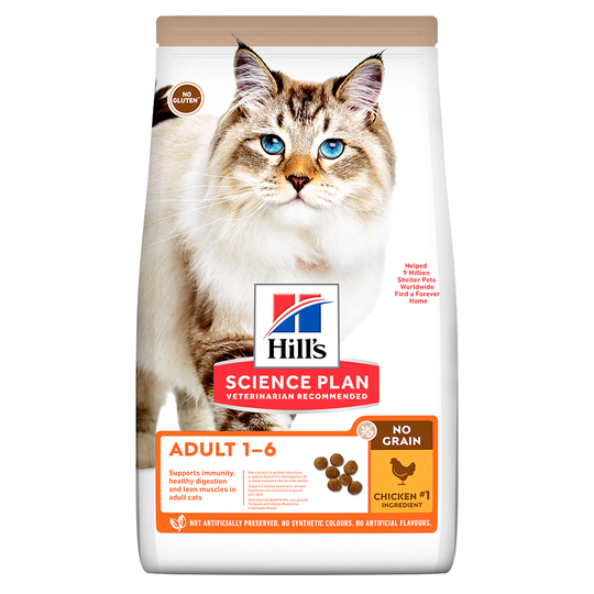 Hill's Science Plan Adult 1-6 No Grain Chicken - Ekonomipack: 3 x 1,5 kg