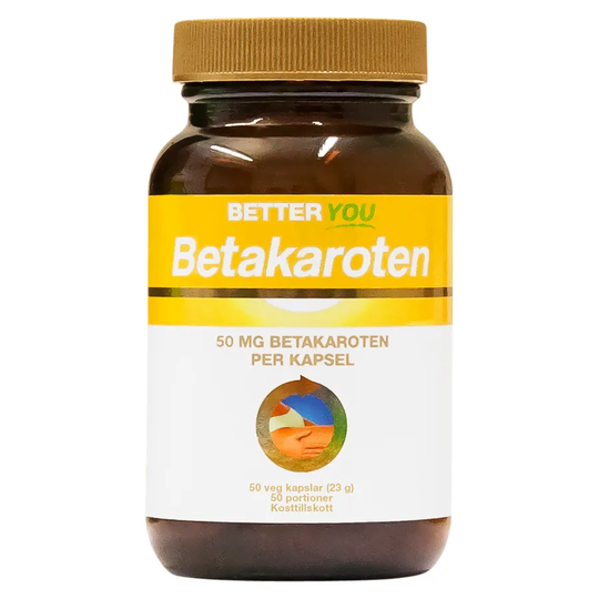 Better You Betakaroten 50mg, 50 kapslar
