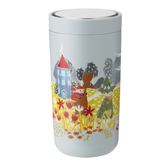 Stelton - Mumin To Go Click Mugg 20 cl Soft Sky