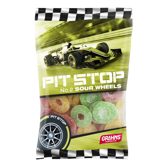 Pit Stop Sour Wheels - 120 gram