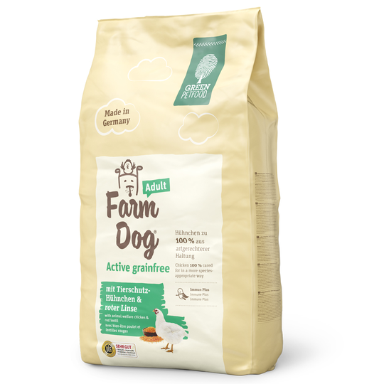 Green Petfood FarmDog Active Grainfree - Ekonomipack: 2 x 10 kg