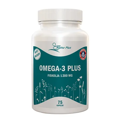 Alpha Plus Omega-3 Plus, 75 kapslar