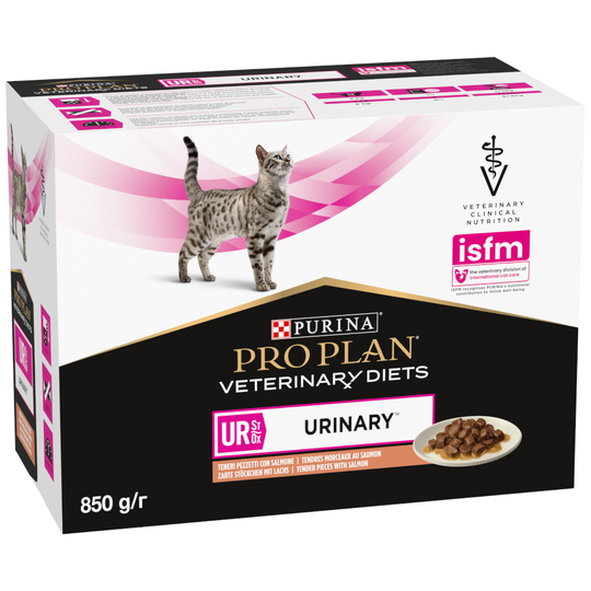 Purina Pro Plan Veterinary Diets Feline UR ST/OX - Urinary Salmon - Ekonomipack: 20 x 85 g