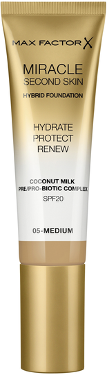 Max Factor Mir Second Skin Found 005 Medium