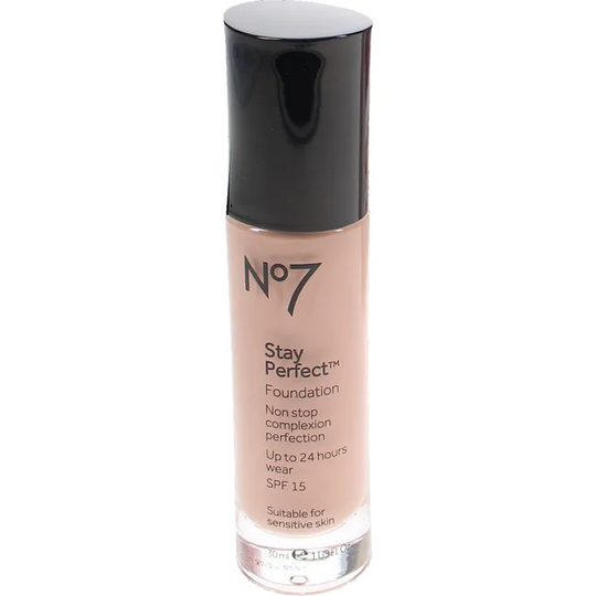 No7 Stay Perfect Foundation Cool Rose SPF15 30ml