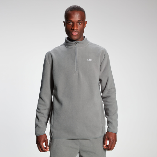 MP Men's Rest Day Fleece1/4 Zip - Grå - XXXL