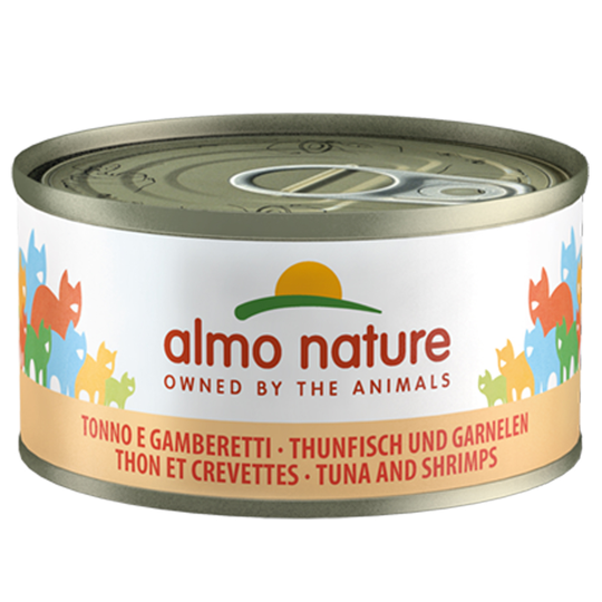 Almo Nature 6 x 70 g - Tonfisk & räkor