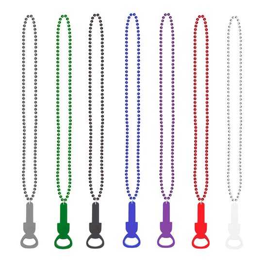 Beads med Kapsylöppnare - Blå